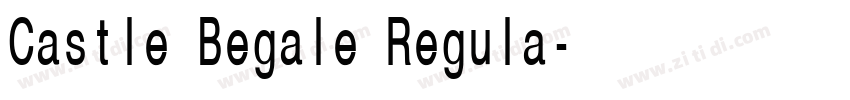 Castle Begale Regula字体转换